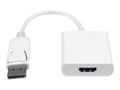 Miniatyrbilde 2 av 5: MicroConnect - Video adapter - DisplayPort hann til HDMI hunn - hvit - 4K-støtte, aktiv