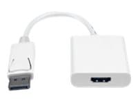 MicroConnect - Video adapter - DisplayPort hann til HDMI hunn - hvit - 4K-støtte, aktiv