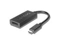 Miniatyrbilde 3 av 5: Lenovo - USB / DisplayPort-adapter - 24 pin USB-C (hann) til DisplayPort (hunn) - DisplayPort 1.2a - 4K-støtte - for ThinkBook 14s Yoga G2 IAP; Think