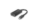 Miniatyrbilde 2 av 5: Lenovo - USB / DisplayPort-adapter - 24 pin USB-C (hann) til DisplayPort (hunn) - DisplayPort 1.2a - 4K-støtte - for ThinkBook 14s Yoga G2 IAP; Think