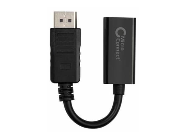 MicroConnect - Video adapter - DisplayPort hann til HDMI hunn