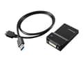 Miniatyrbild 1 av 5: Lenovo USB 3.0 to DVI/VGA Monitor Adapter - Extern videoadapter - USB 3.0 - DVI