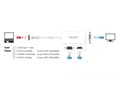 Miniatyrbild 3 av 5: Delock - Extern videoadapter - USB-C - DVI, HDMI, VGA - vit