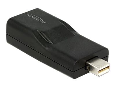 Delock - Videokort - Mini DisplayPort hane till HDMI hona - skärmad - svart - stöd för 4K