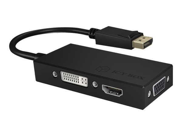 ICY BOX IB-AC1031 - Videotransformator - DisplayPort - DVI, HDMI, VGA - sortering