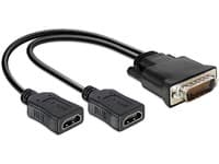 Delock - Videokort - HDMI hona till DMS-59 hane - 25 cm