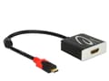 Miniatyrbilde 3 av 5: Delock - Ekstern videoadapter - USB-C - HDMI - svart - løsvekt