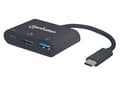 Miniatyrbild 2 av 5: Manhattan 152037, USB Type-A, USB Type-C, Svart, Akrylnitrilbutadienstyren (ABS), HDCP 1.4 CE FCC RoHS2 WEEE, 3840 x 2160 pixlar, 0 - 40 ° C