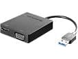 Lenovo Universal USB 3.0 to VGA/HDMI Adapter - Extern videoadapter - USB 3.0 - HDMI, VGA