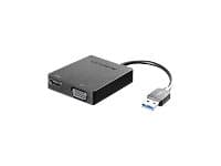 Lenovo Universal USB 3.0 to VGA/HDMI Adapter - Extern videoadapter - USB 3.0 - HDMI, VGA Svart