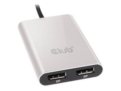 CLUB3D Thunderbolt™ 3 to Displayport™ 1.2 Dual Monitor 4K 60Hz