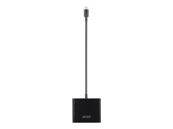 Acer - Extern videoadapter - USB-C - HDMI - svart - Parti - för Chromebook 11; 14; 14 for Work; 15; Chromebook R 13; Chromebook Spin 11; 13; Swift 7