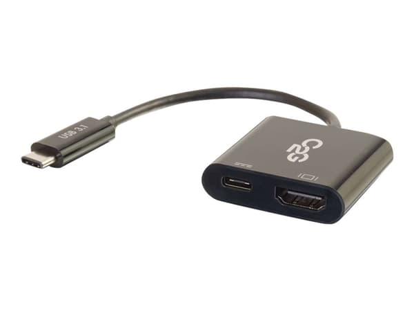 C2G 80492 USB grafisk kobling 3840 x 2160 piksler Sort
