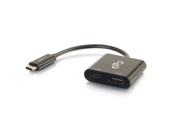 C2G 80492 USB grafisk kobling 3840 x 2160 piksler Sort