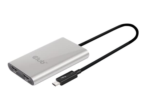 CLUB3D Thunderbolt 3 to Dual HDMI 2.0 Adapter