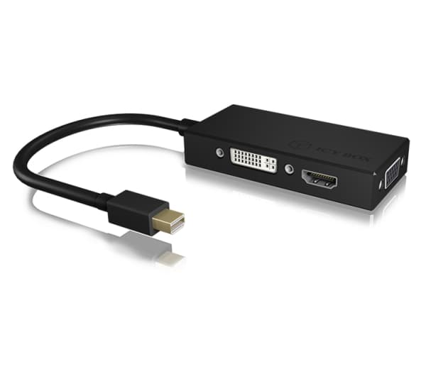 ICY BOX IB-AC1032 - Videotransformator - DisplayPort - DVI, HDMI, VGA - sortering