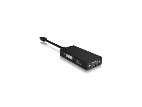 ICY BOX IB-AC1032 - Videotransformator - DisplayPort - DVI, HDMI, VGA - sortering