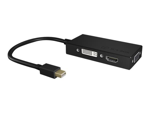 ICY BOX IB-AC1032 - Videotransformator - DisplayPort - DVI, HDMI, VGA - sortering