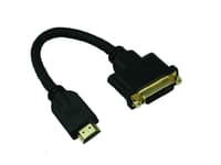 MicroConnect - Video adapter - HDMI hann til DVI hunn - 15 cm