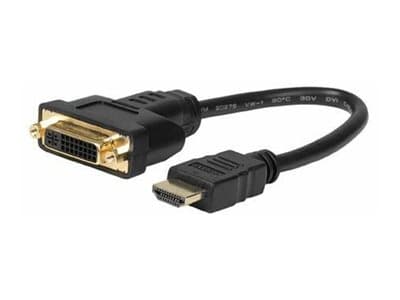 MicroConnect - Video adapter - HDMI hann til DVI hunn - 15 cm