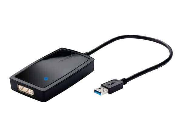 Targus USB 3.0 SuperSpeed Multi Video USB grafisk kobling 2048 x 1152 piksler Sort Sort