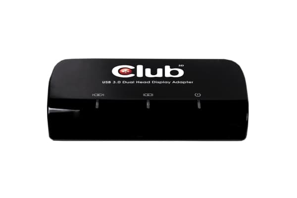 Club 3D SenseVision USB3.0 til DVI-I og HDMI-grafikk - Ekstern videoadapter - USB 3.0 - DVI, HDMI