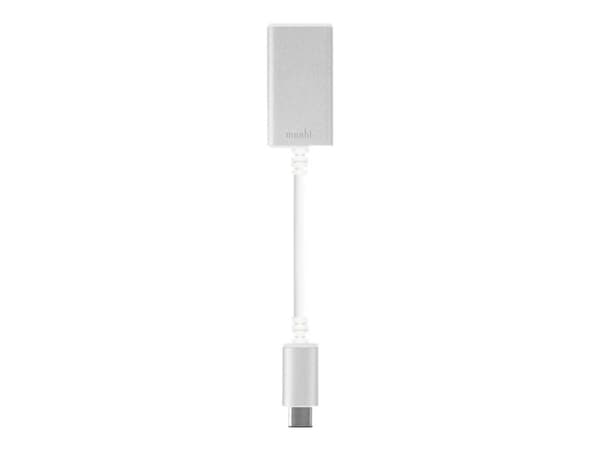 Moshi - USB-adapter - 24 pin USB-C (hane) vändbar till USB typ A (hona) - USB 3.1 Gen 1 - 3 A - silver