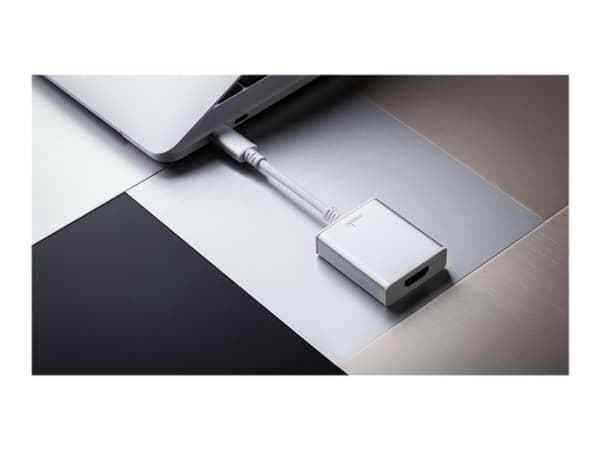 Moshi USB-C to HDMI Adapter - Ekstern videoadapter - USB-C - HDMI - sølv