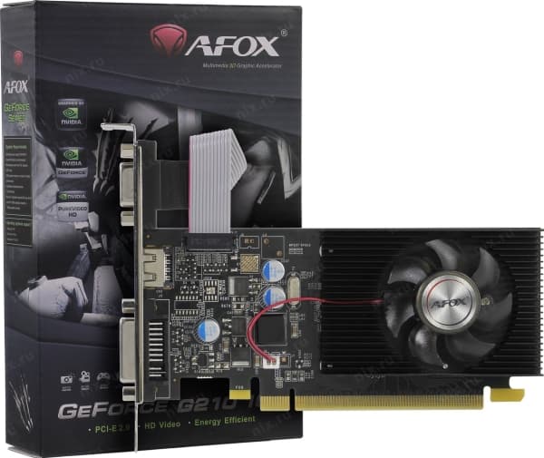 AFOX - Grafikkort lav profil - D-Sub, HDMI