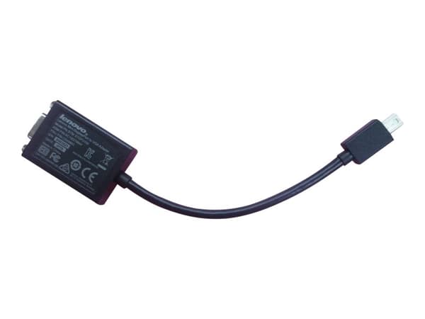 Lenovo - Ekstern videoadapter - Mini DisplayPort - VGA - FRU, (CRU) - Tier 1 - for ThinkPad X1 1286, 1291, 1293, 1294