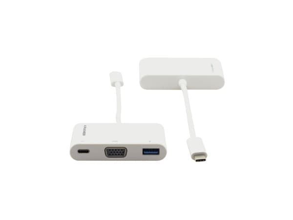 Kramer ADC-U31C/M1 - Ekstern videoadapter - USB-C - VGA - hvit