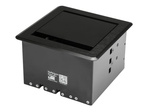 StarTech.com Conference Table Cable Management Box - Table Top - Conference Room AV - Conference Table Connectivity Box (BOX4CABLE) - Kabelstyringsbo