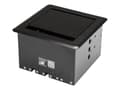 Miniatyrbilde 2 av 5: StarTech.com Conference Table Cable Management Box - Table Top - Conference Room AV - Conference Table Connectivity Box (BOX4CABLE) - Kabelstyringsbo