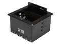 Miniatyrbilde 1 av 5: StarTech.com Conference Table Cable Management Box - Table Top - Conference Room AV - Conference Table Connectivity Box (BOX4CABLE) - Kabelstyringsbo
