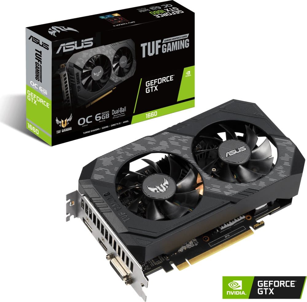 ASUS TUF-GTX1660-O6G-GAMING-skærmkort