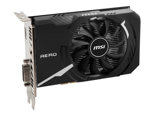 MSI GT 1030 AERO ITX 2GD4 OC - Grafikkort - GF GT 1030 - 2 GB DDR4 - PCIe 3.0 x4 - DVI, HDMI Sort