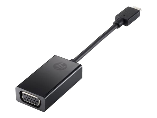 HP - Ekstern videoadapter - USB-C - VGA - for Elite t655; Pro t550; Workstation Z2, Z2 G5, Z2 G9 Sort
