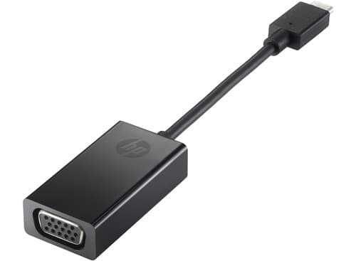 HP - Ekstern videoadapter - USB-C - D-Sub - svart - for HP 20, 22, 24; Pavilion 24, 27, 510, 560, 590, 595, TP01