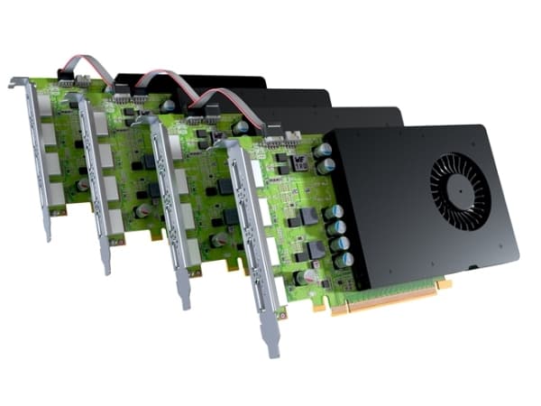 Matrox D-Series D1480 - Grafikkort - 4 GB GDDR5 - PCIe 3.0 x16 - 4 x DisplayPort
