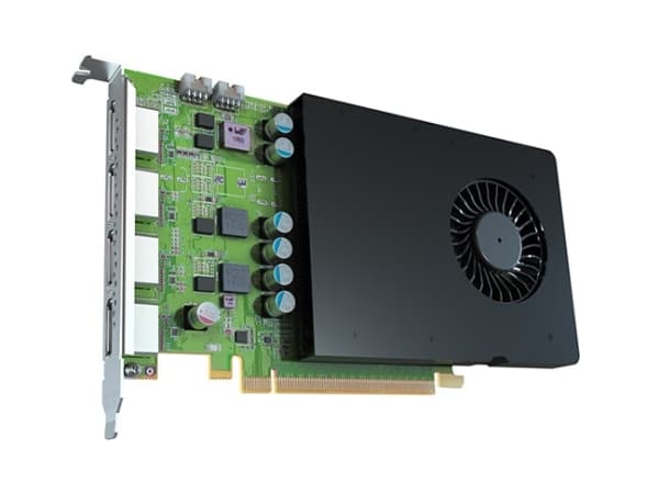 Matrox D-Series D1480 - Grafikkort - 4 GB GDDR5 - PCIe 3.0 x16 - 4 x DisplayPort