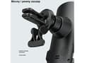 Miniatyrbilde 3 av 5: USAMS US-CD133 10W Automatisk induksjonsholder for ventilasjonsgitter svart/svart Starod CD133ZJ01