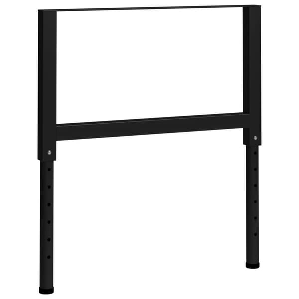 vidaXL stel til arbejdsbænk 2 stk. 85x(69-95,5) cm metal sort