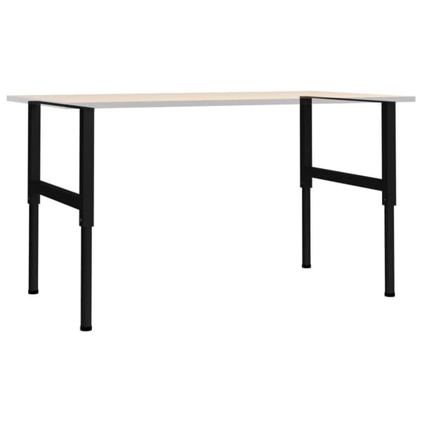 vidaXL stel til arbejdsbænk 2 stk. 85x(69-95,5) cm metal sort