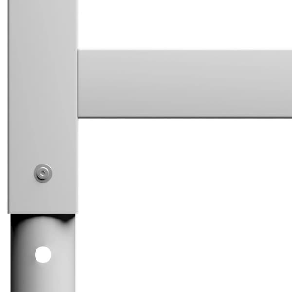 vidaXL stel til arbejdsbænk 2 stk. 85x(69-95,5) cm metal grå