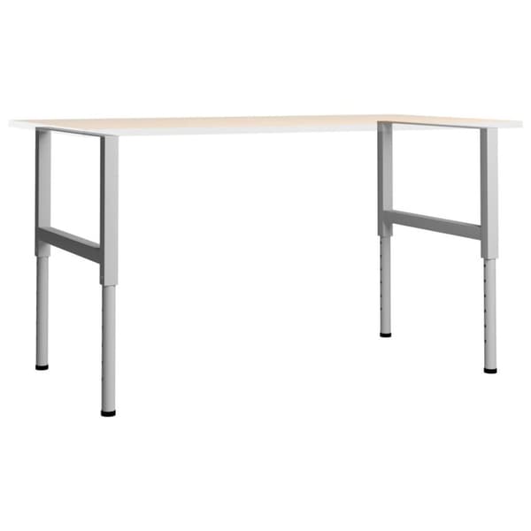vidaXL stel til arbejdsbænk 2 stk. 85x(69-95,5) cm metal grå