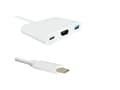 Miniatyrbilde 3 av 5: Qoltec - Ekstern videoadapter - USB-C - HDMI