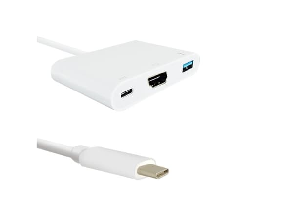 Qoltec - Ekstern videoadapter - USB-C - HDMI