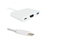 Miniatyrbilde 5 av 5: Qoltec - Ekstern videoadapter - USB-C - HDMI