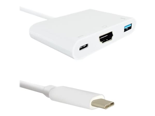 Qoltec - Ekstern videoadapter - USB-C - HDMI