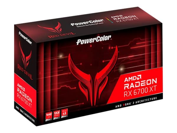 PowerColor Red Devil Radeon RX 6700XT, Radeon RX 6700 XT, 12 GB, GDDR6, 192 bittiä, 7680 x 4320 pikseliä, PCI Express 4.0